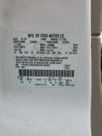 Photo 12 VIN: 1FMCU59H98KB12895 - FORD ESCAPE HEV 