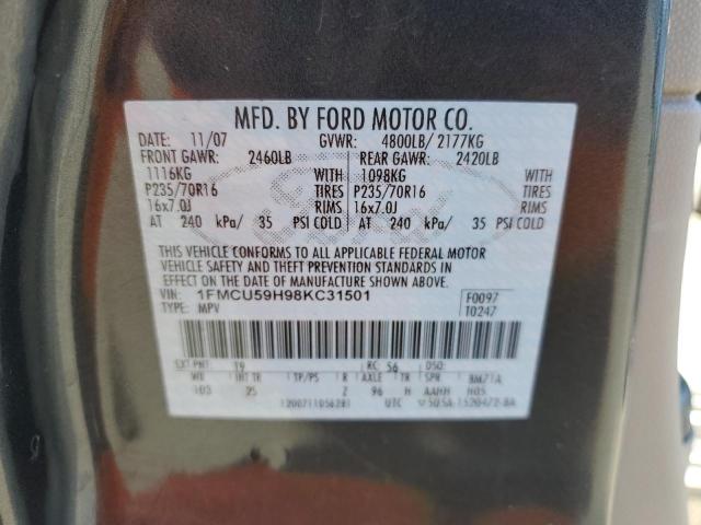 Photo 13 VIN: 1FMCU59H98KC31501 - FORD ESCAPE 