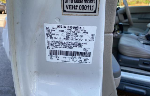 Photo 9 VIN: 1FMCU5K31BKA39219 - FORD ESCAPE HYB 