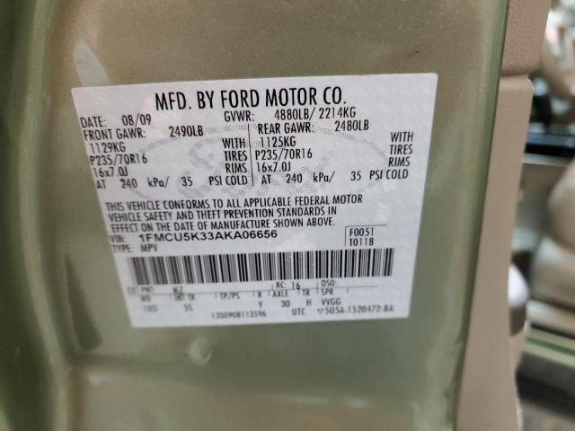 Photo 13 VIN: 1FMCU5K33AKA06656 - FORD ESCAPE HYB 