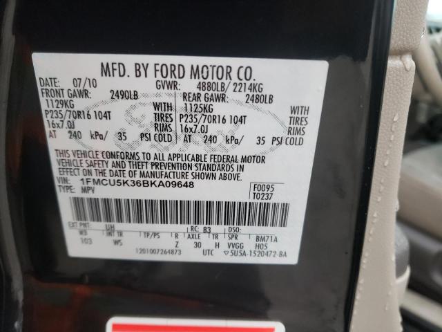 Photo 9 VIN: 1FMCU5K36BKA09648 - FORD ESCAPE HYB 