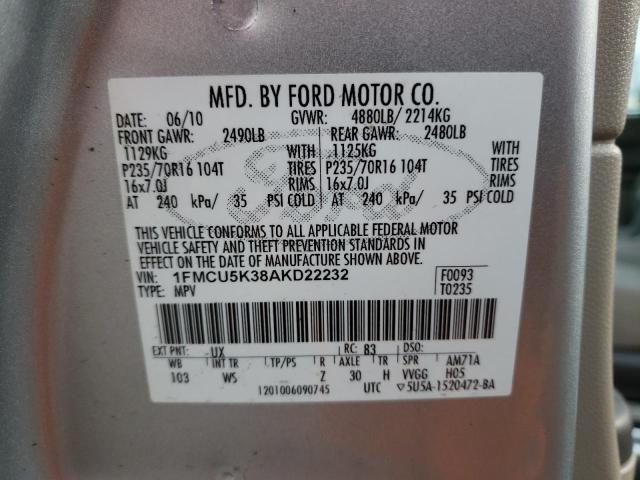 Photo 12 VIN: 1FMCU5K38AKD22232 - FORD ESCAPE HYB 