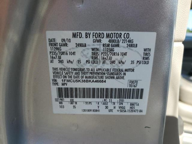 Photo 12 VIN: 1FMCU5K38BKA46684 - FORD ESCAPE HYB 