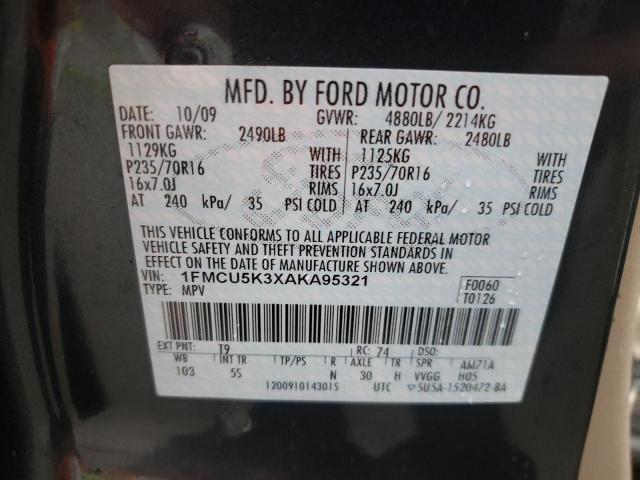 Photo 9 VIN: 1FMCU5K3XAKA95321 - FORD ESCAPE HYB 