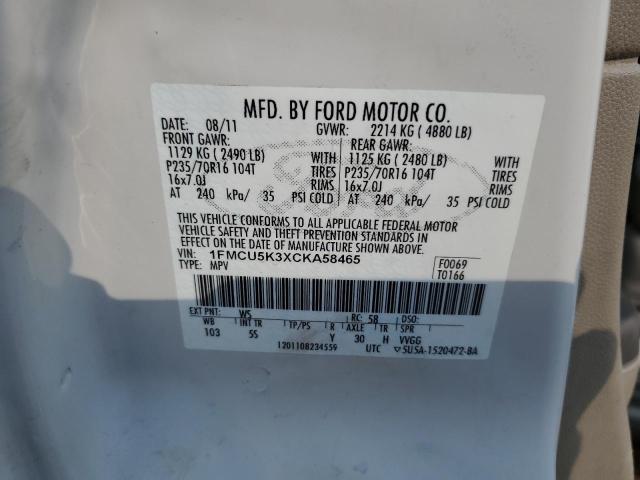 Photo 12 VIN: 1FMCU5K3XCKA58465 - FORD ESCAPE HYB 