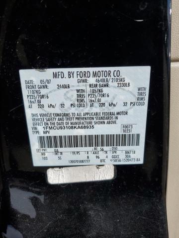 Photo 12 VIN: 1FMCU93108KA68935 - FORD ESCAPE XLT 