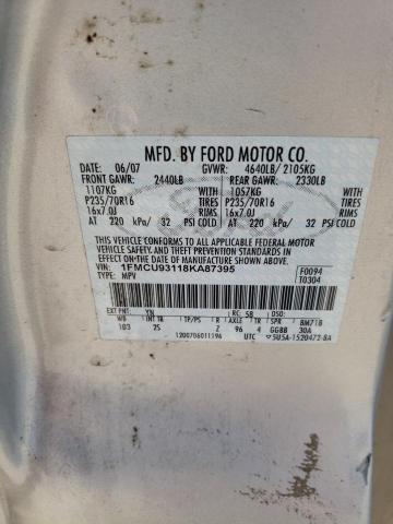 Photo 12 VIN: 1FMCU93118KA87395 - FORD ESCAPE 