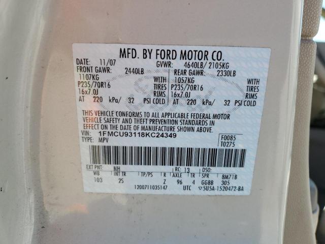 Photo 12 VIN: 1FMCU93118KC24349 - FORD ESCAPE 