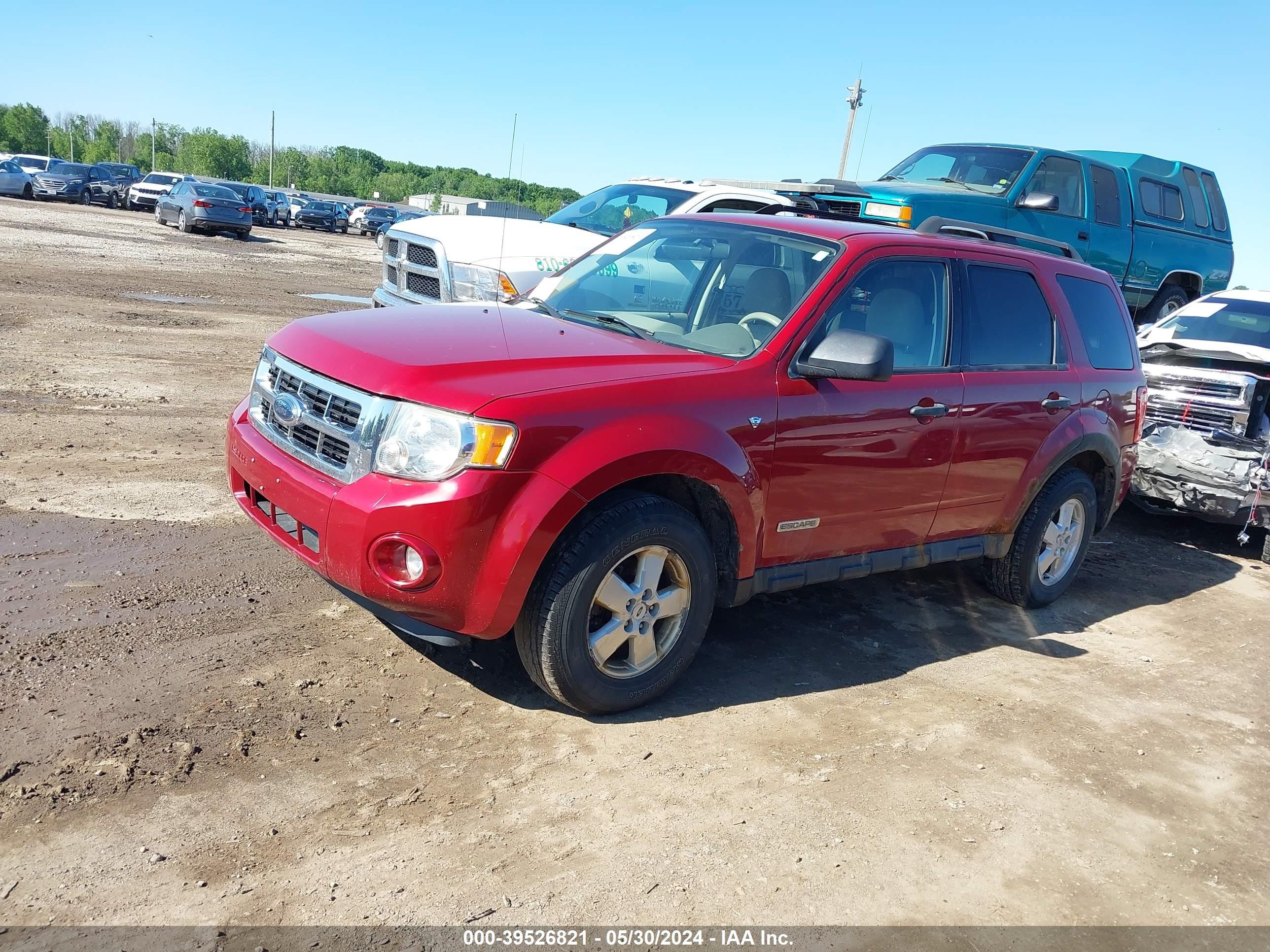 Photo 1 VIN: 1FMCU93158KB79206 - FORD ESCAPE 