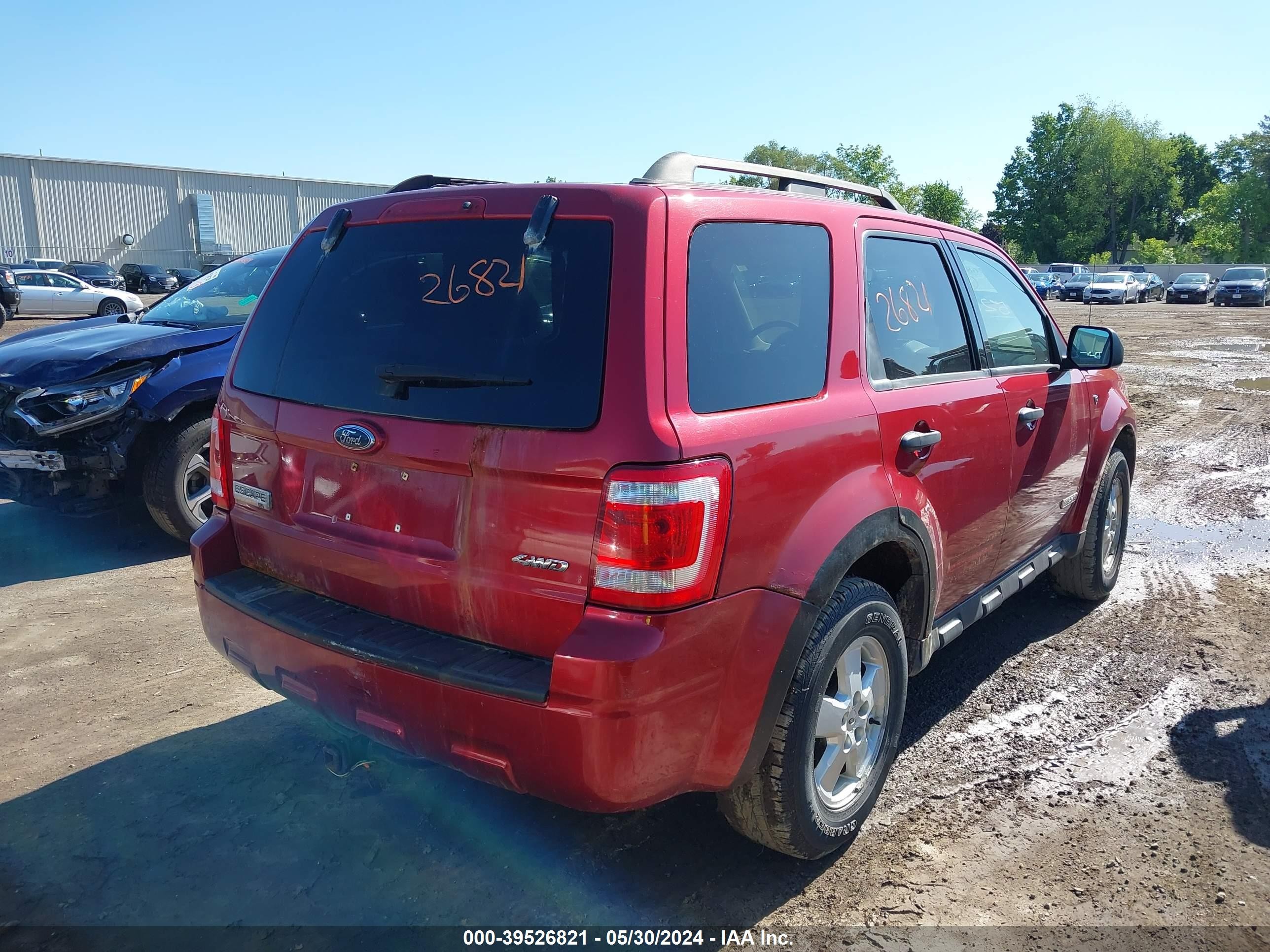 Photo 3 VIN: 1FMCU93158KB79206 - FORD ESCAPE 