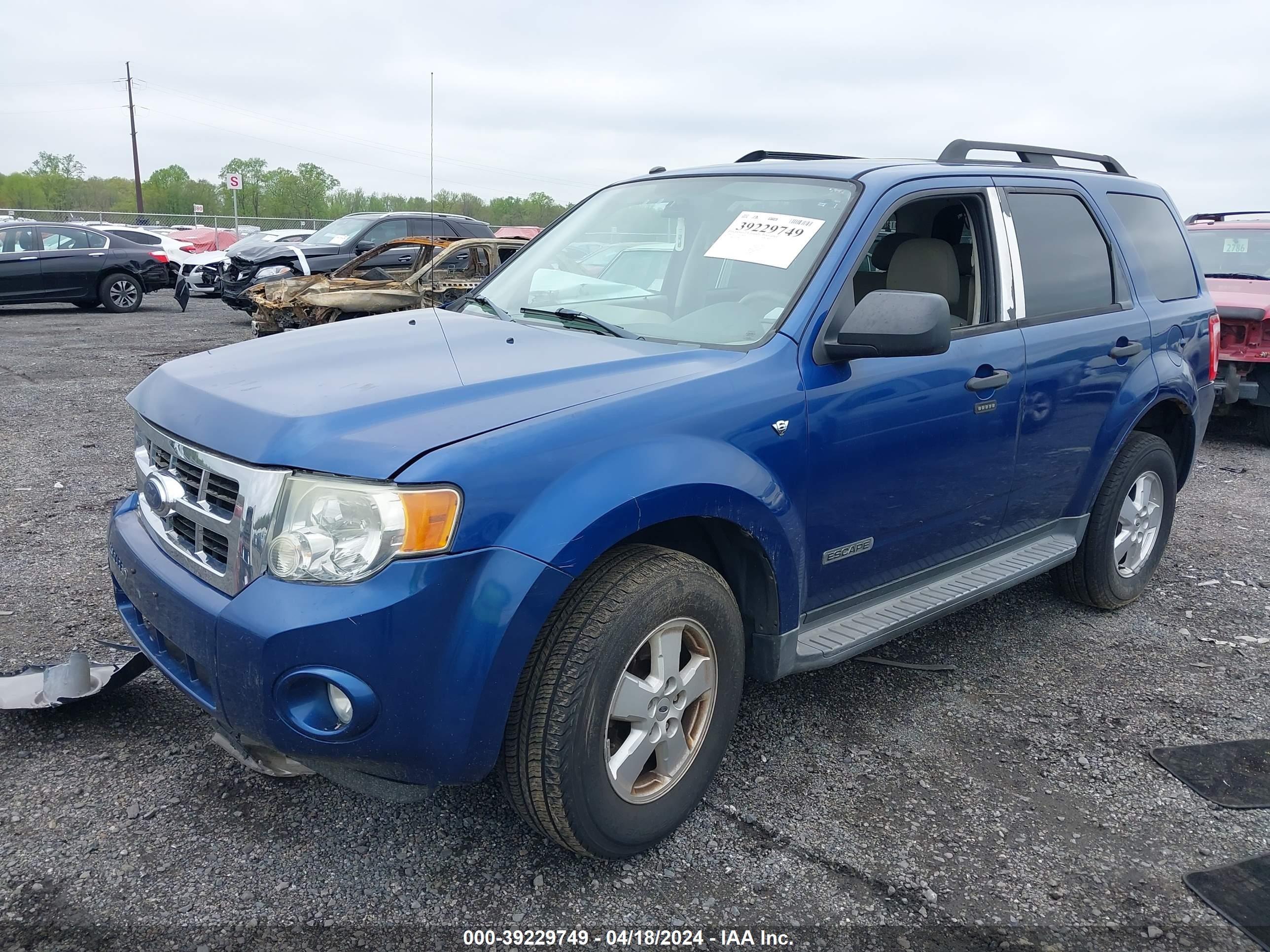 Photo 1 VIN: 1FMCU93178KA34555 - FORD ESCAPE 