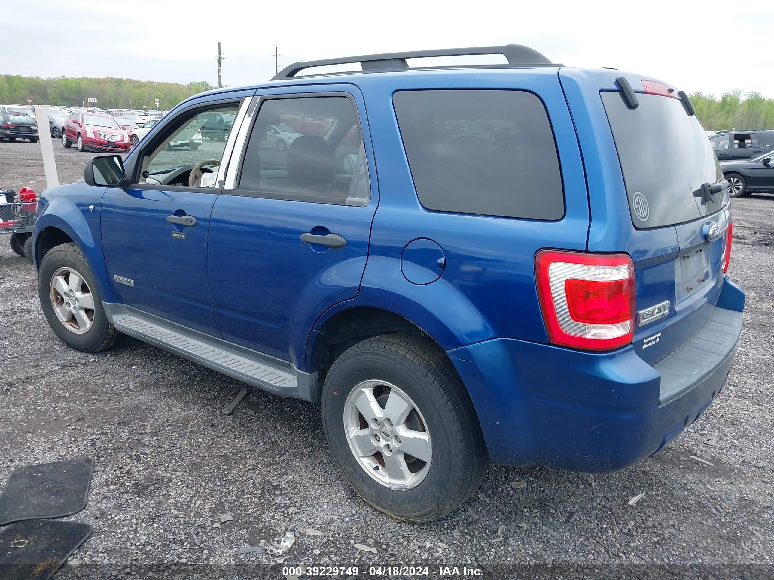 Photo 2 VIN: 1FMCU93178KA34555 - FORD ESCAPE 