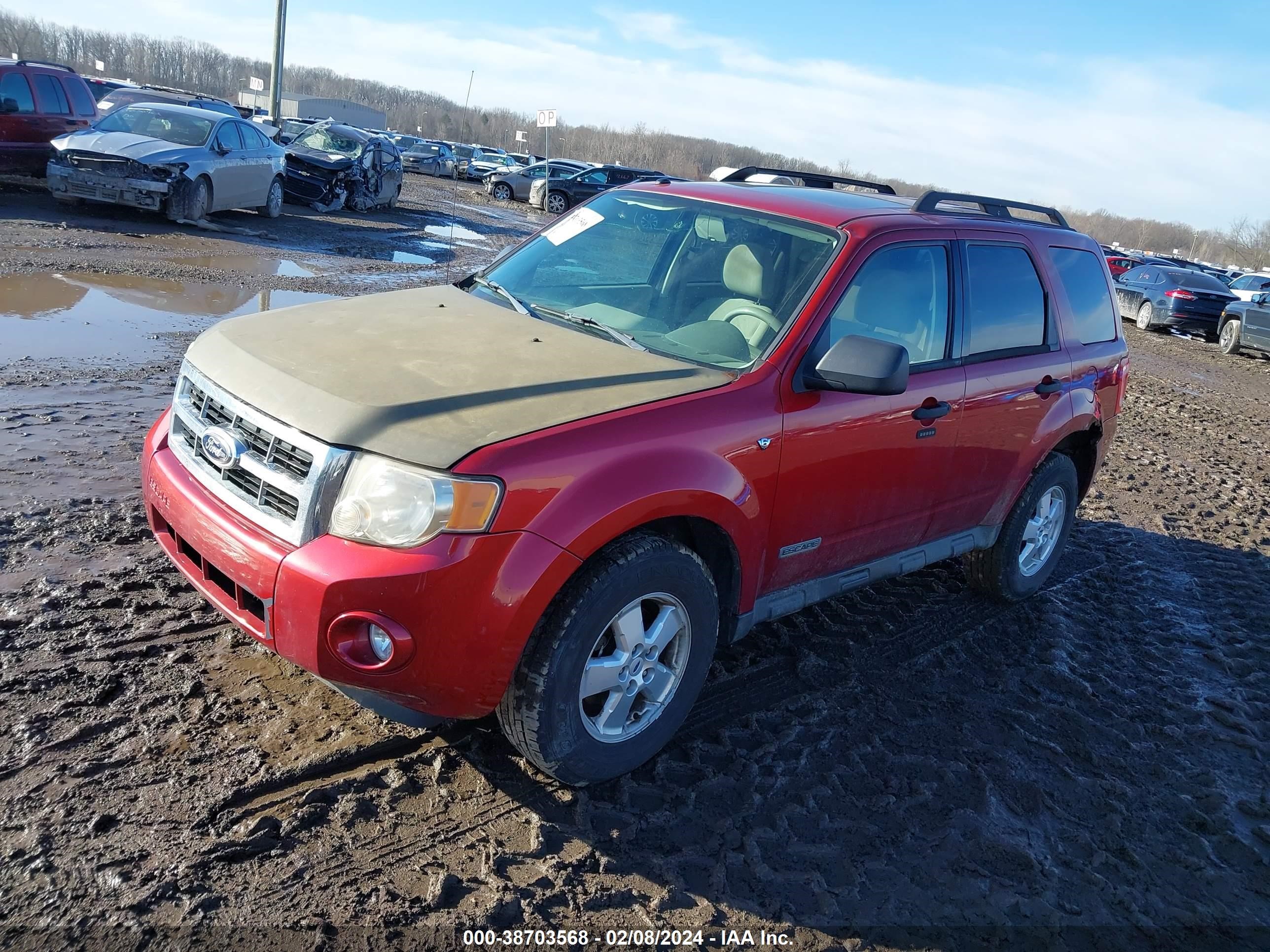 Photo 1 VIN: 1FMCU93178KE63713 - FORD ESCAPE 