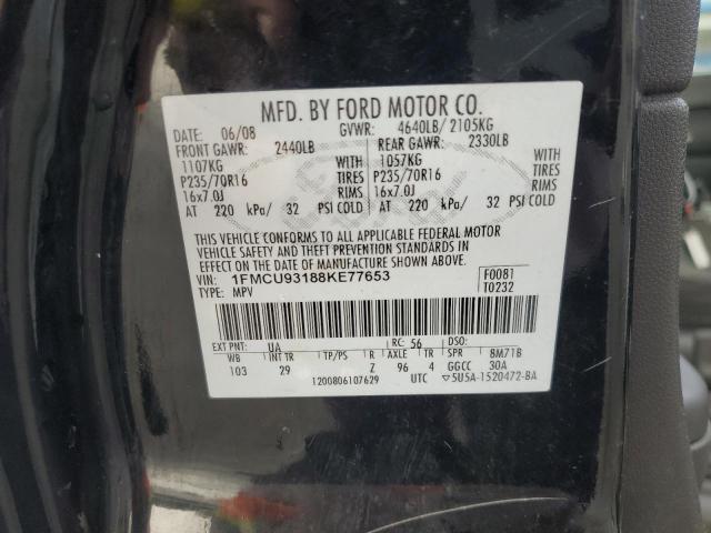 Photo 12 VIN: 1FMCU93188KE77653 - FORD ESCAPE XLT 