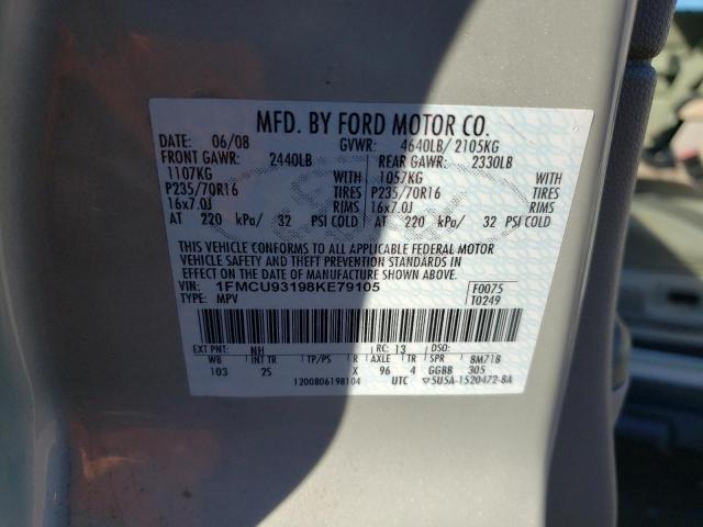 Photo 12 VIN: 1FMCU93198KE79105 - FORD ESCAPE 