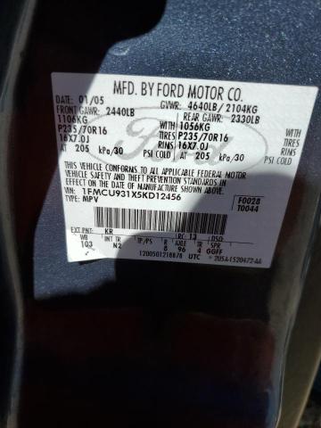 Photo 13 VIN: 1FMCU931X5KD12456 - FORD ESCAPE 