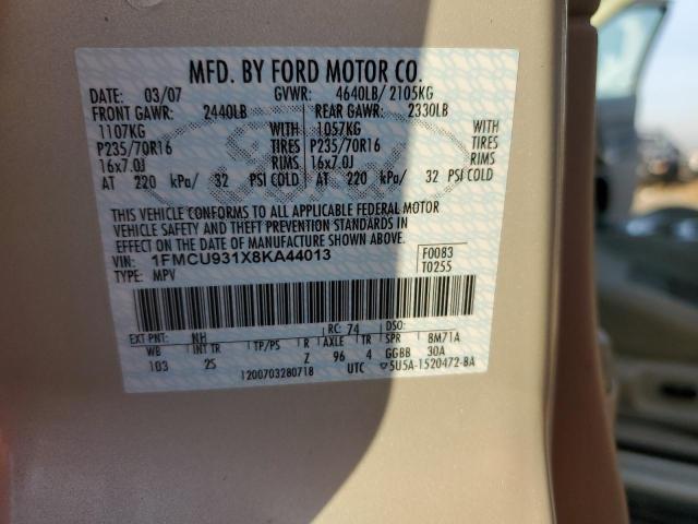 Photo 12 VIN: 1FMCU931X8KA44013 - FORD ESCAPE XLT 