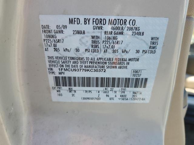 Photo 12 VIN: 1FMCU93779KC30372 - FORD ESCAPE 