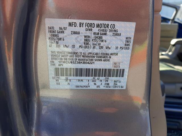 Photo 13 VIN: 1FMCU93Z38KB04221 - FORD ESCAPE 