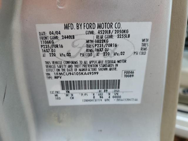 Photo 13 VIN: 1FMCU94105KA49599 - FORD ESCAPE LIM 