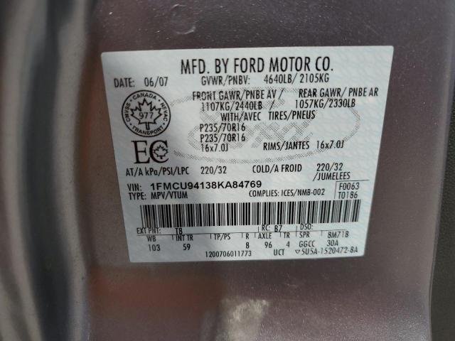 Photo 13 VIN: 1FMCU94138KA84769 - FORD ESCAPE 