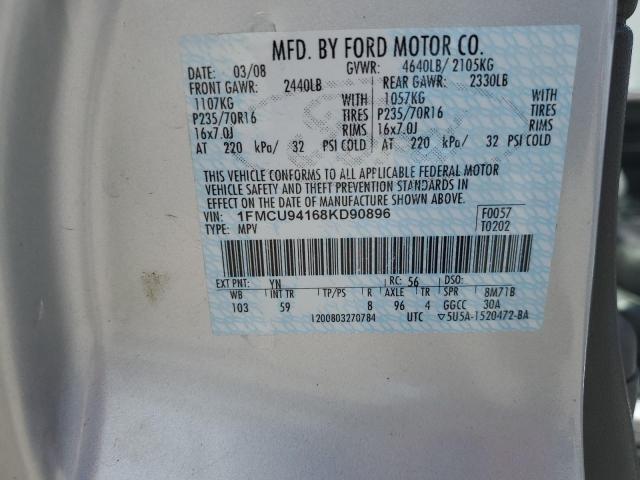 Photo 13 VIN: 1FMCU94168KD90896 - FORD ESCAPE LIM 