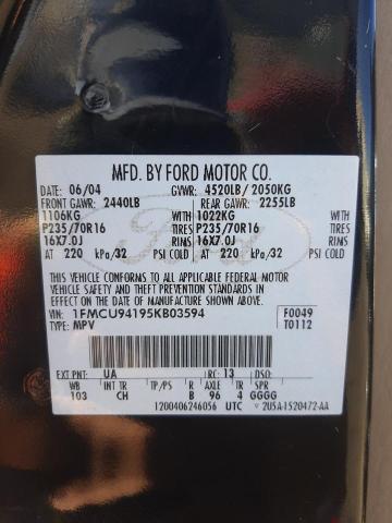 Photo 11 VIN: 1FMCU94195KB03594 - FORD ESCAPE LIM 