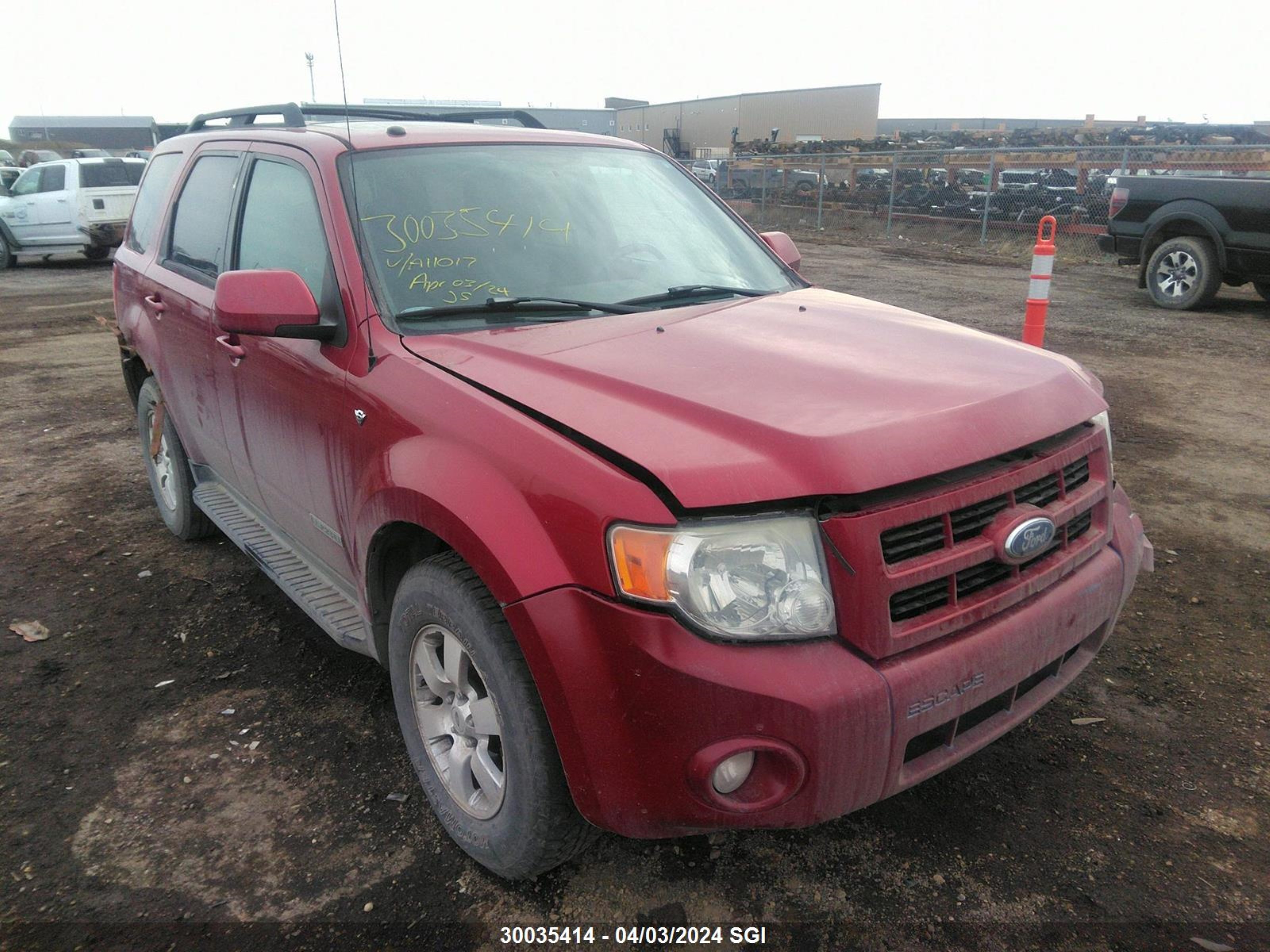 Photo 0 VIN: 1FMCU94198KA11017 - FORD ESCAPE 