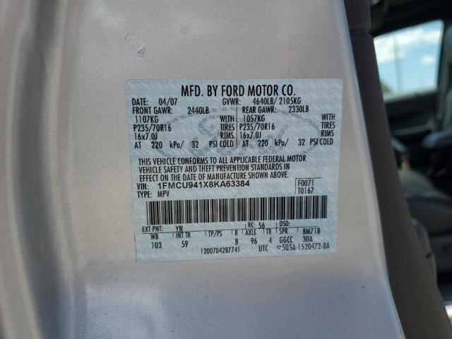 Photo 12 VIN: 1FMCU941X8KA63384 - FORD ESCAPE 