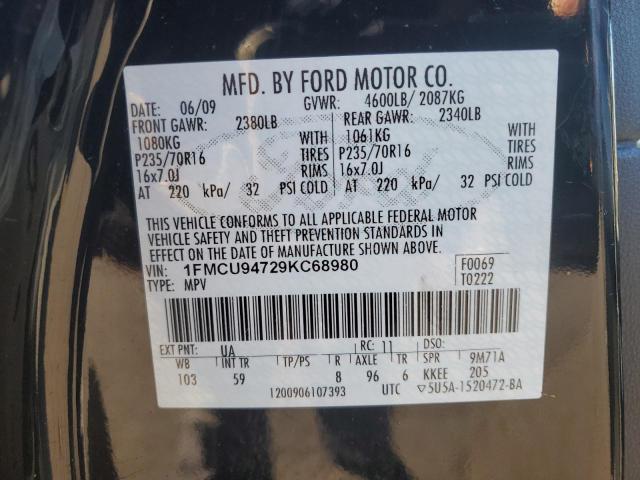 Photo 11 VIN: 1FMCU94729KC68980 - FORD ESCAPE LIM 