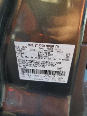 Photo 12 VIN: 1FMCU94739KD07950 - FORD ESCAPE LIM 