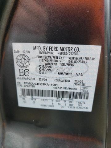 Photo 12 VIN: 1FMCU94G89KA11001 - FORD ESCAPE LIM 