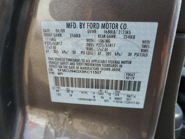 Photo 11 VIN: 1FMCU94GX9KC11507 - FORD ESCAPE LIM 