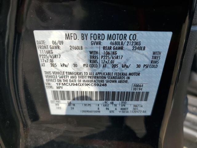 Photo 11 VIN: 1FMCU94GX9KC59248 - FORD ESCAPE LIM 