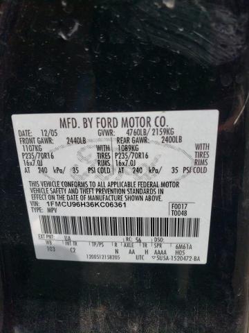 Photo 12 VIN: 1FMCU96H36KC06361 - FORD ESCAPE HEV 