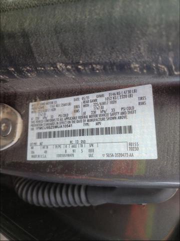 Photo 9 VIN: 1FMCU9BZ0MUA10541 - FORD ESCAPE SE 