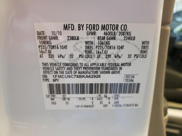 Photo 11 VIN: 1FMCU9C78BKA62926 - FORD ESCAPE XLS 