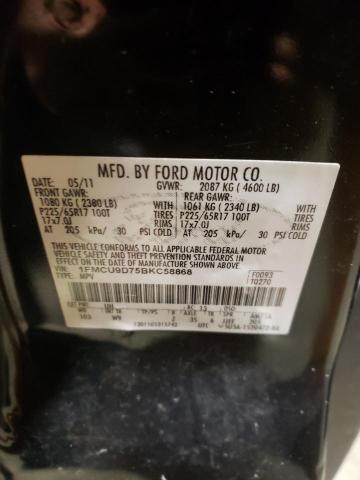 Photo 11 VIN: 1FMCU9D75BKC58868 - FORD ESCAPE 