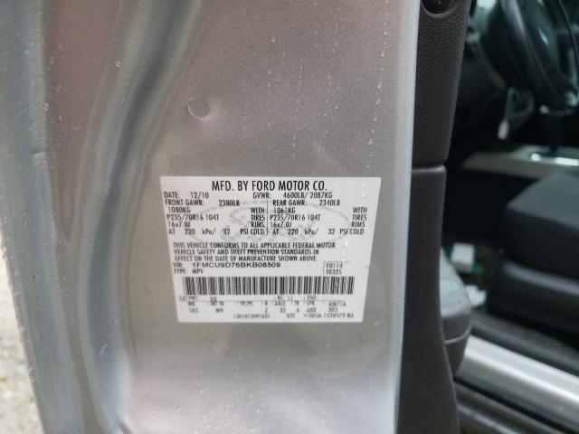 Photo 9 VIN: 1FMCU9D76BKB08509 - FORD ESCAPE XLT 