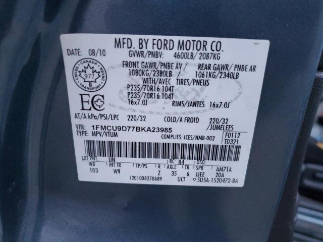 Photo 13 VIN: 1FMCU9D77BKA23985 - FORD ESCAPE 