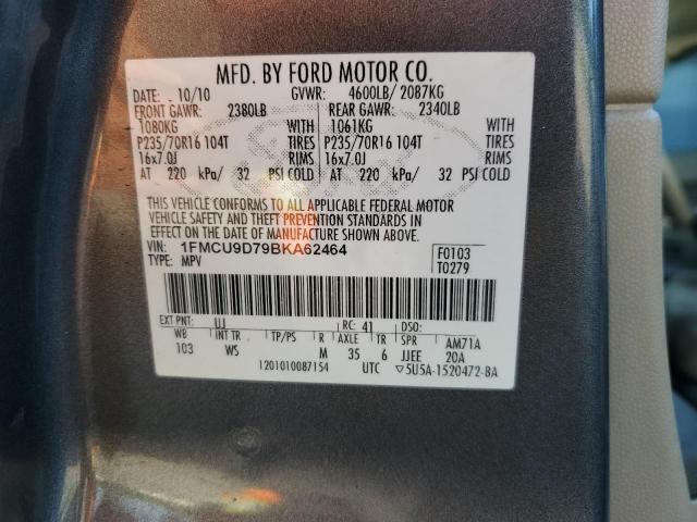 Photo 11 VIN: 1FMCU9D79BKA62464 - FORD ESCAPE 