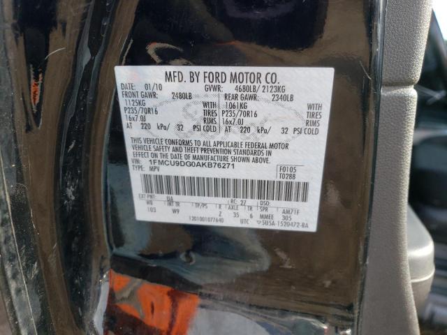 Photo 12 VIN: 1FMCU9DG0AKB76271 - FORD ESCAPE 