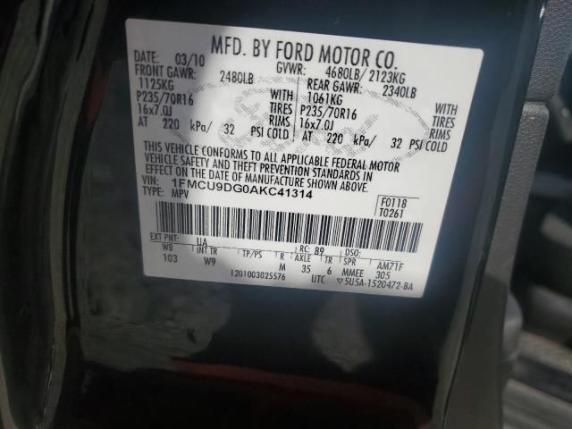 Photo 11 VIN: 1FMCU9DG0AKC41314 - FORD ESCAPE XLT 