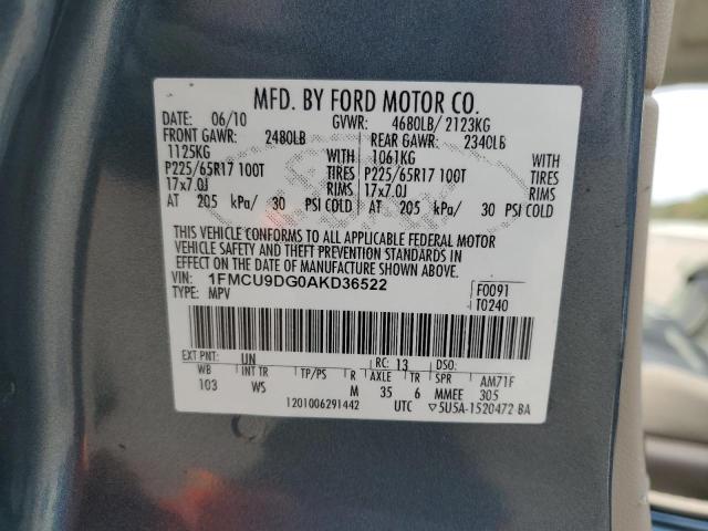 Photo 12 VIN: 1FMCU9DG0AKD36522 - FORD ESCAPE XLT 