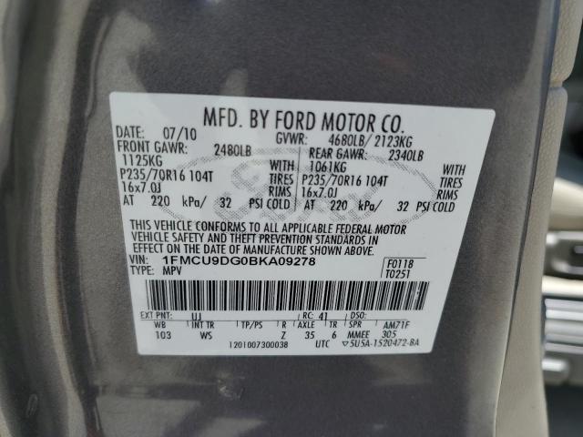 Photo 12 VIN: 1FMCU9DG0BKA09278 - FORD ESCAPE 