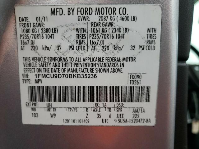 Photo 13 VIN: 1FMCU9DG3AKD31587 - FORD ESCAPE XLT 