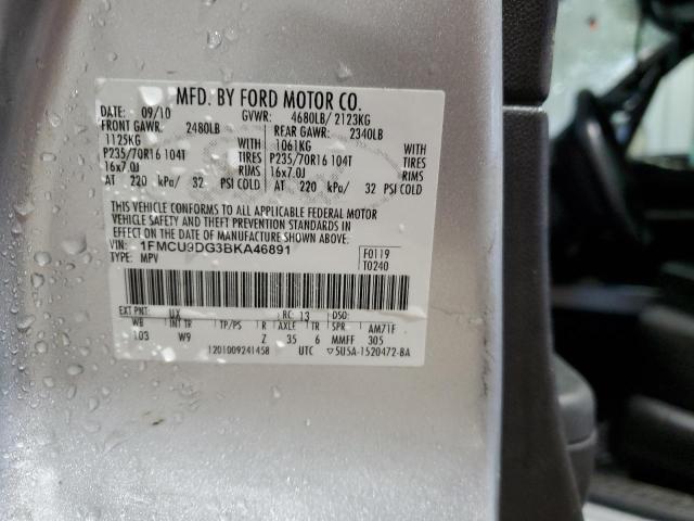 Photo 12 VIN: 1FMCU9DG3BKA46891 - FORD ESCAPE XLT 