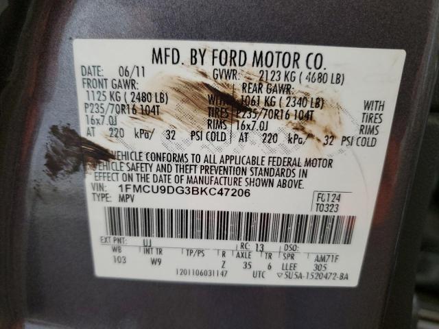 Photo 12 VIN: 1FMCU9DG3BKC47206 - FORD ESCAPE 