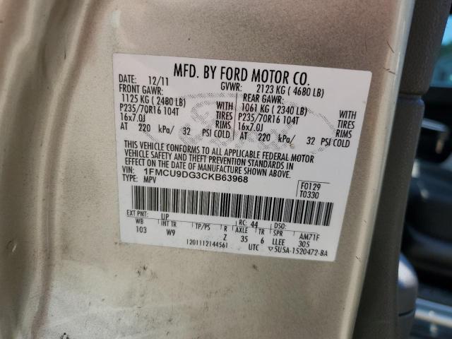 Photo 12 VIN: 1FMCU9DG3CKB63968 - FORD ESCAPE 