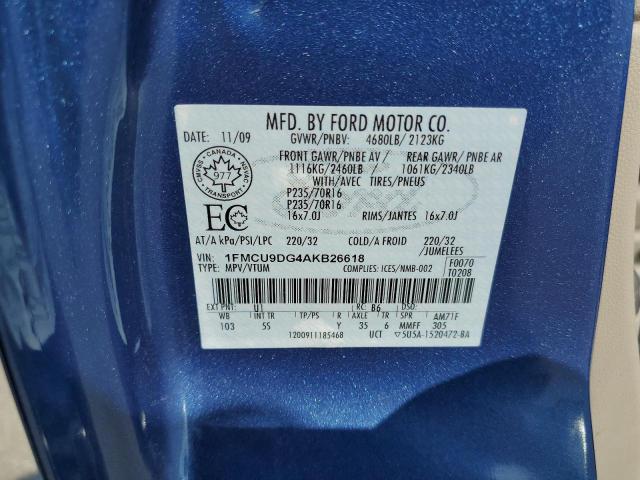 Photo 12 VIN: 1FMCU9DG4AKB26618 - FORD ESCAPE 